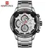 NAVIFORCE NF9165 Men Watches Clock Chronograph Stainless-Steel Military Waterproof Quartz Watch Male Wrist Watch